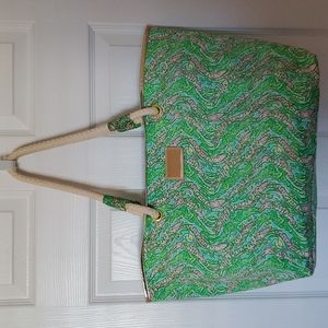 Lilly Pulitzer Alligator Beach Bag